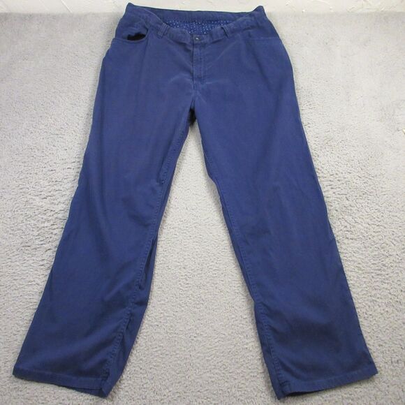 Borelio Mens 5-Pocket Chino Pants size 36‎ x 30 Straight Leg Grenier's Blue - Picture 1 of 12